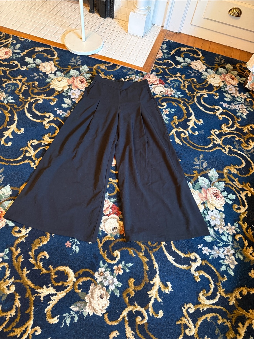 Madewell The Caldwell Wide-Leg High-Rise pull on pants- worn once. 129 retail